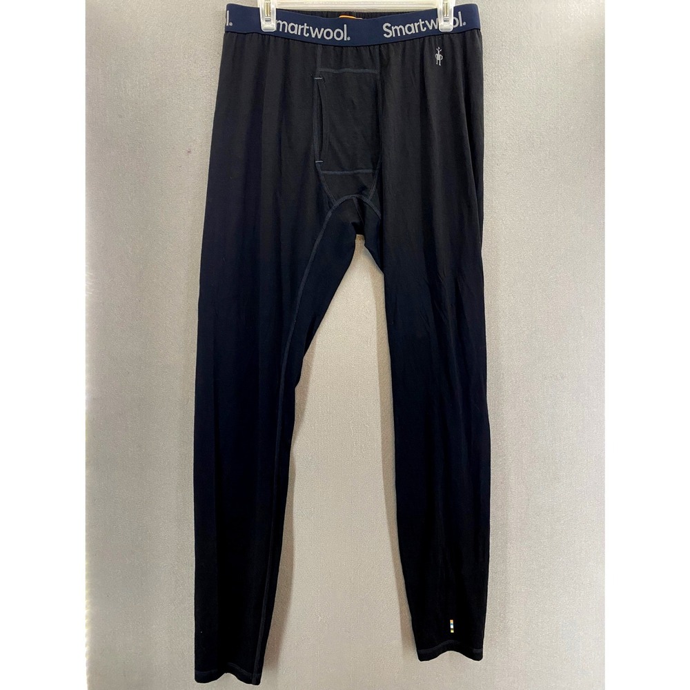 Smartwool Merino 150 Mens Black Base Layer Leggings Large Activewear Bottoms